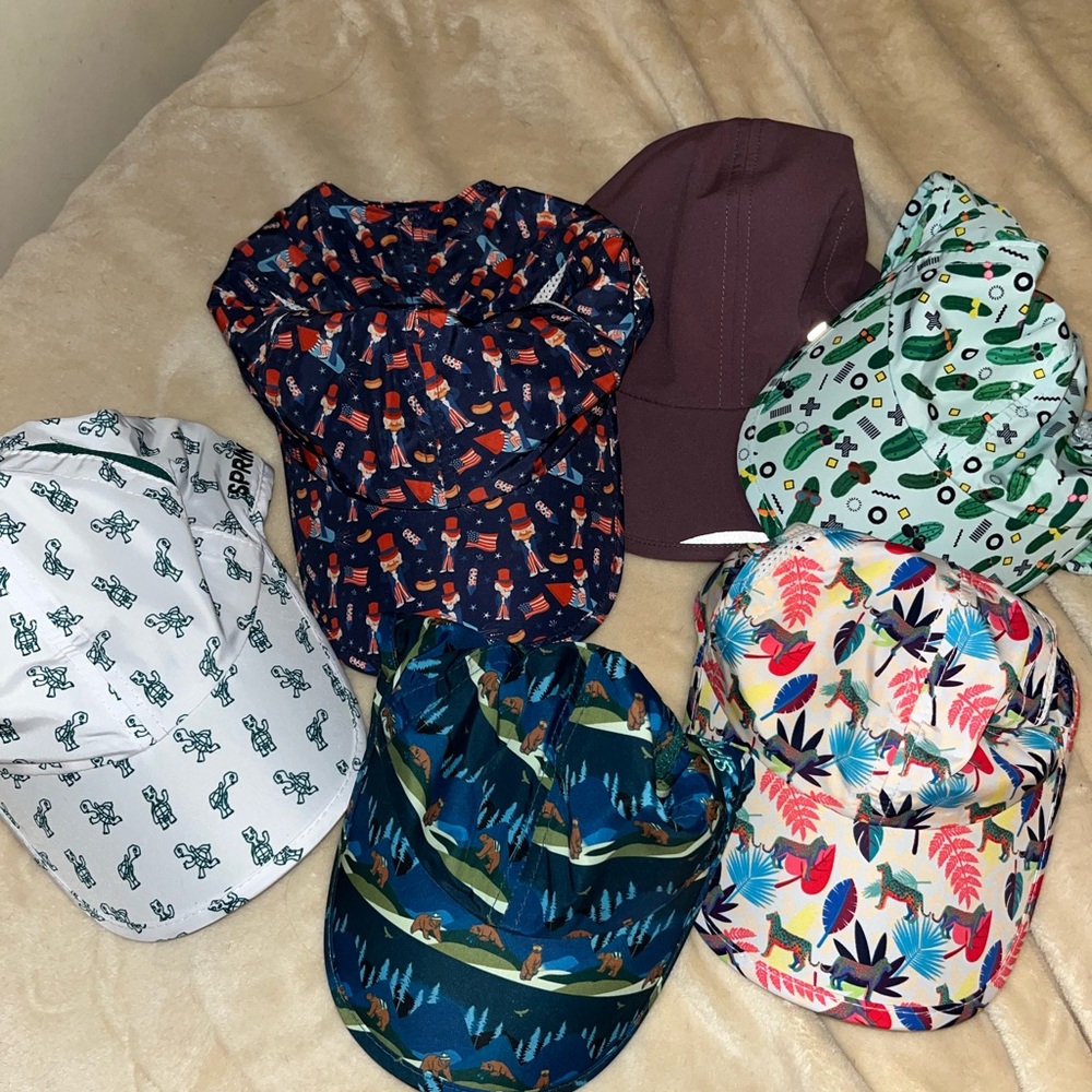Collection of Sprints hats & one under armour